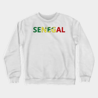 Drapeau Sénégal Crewneck Sweatshirt